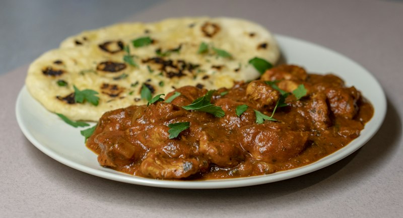 Poulet mariné, riz pilaf